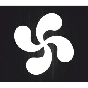 Autocollant sticker scooter croix basque lauburu