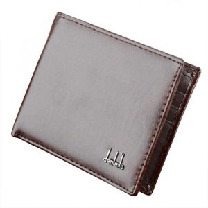 Portefeuille Homme - Cuir Marron - Grande portefeuille avec chaine - 22.5x9CM