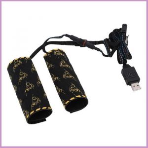 Cocosity Couverture de poign&eacute;e de moto chauffante Couvercle de Poign&eacute;e Chauffant USB 6 R&eacute;glages de Temp&eacute;rature bricolage air
