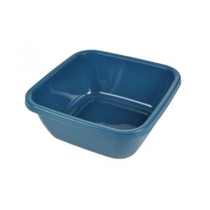 Bassine Carrée bassin 15l Bleu Paon - Paris Prix