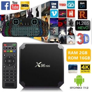 Décodeur Smart TV BOX X96 mini - Amoy - Android 7.1 - 1 Go RAM - 8 Go ROM - H.265 UHD 4K