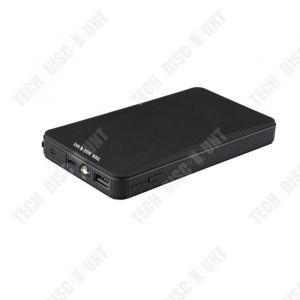 Booster de batterie - TECH DISCOUNT - 20000mAh - D&eacute;marreur durgence 12V - Chargeur USB - L&eacute;ger et compact