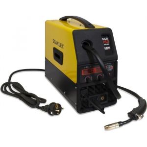 Poste à souder Inverter VIP 160A Multi Process 3 en 1 - STANLEY - MMA MIG GAZ MIG NO GAZ - 6mm - Jaune