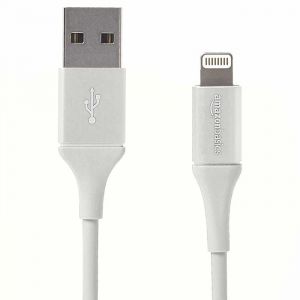 Basics - L6LMF188-CS-R - Amazon Cable USB type A vers connecteur Lightning collection Premium 09 m Lot de 2 - Argente