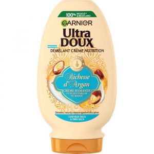 Apr&egrave;s-Shampoing Ultra Doux D&eacute;m&ecirc;lant GARNIER cr&egrave;me nutrition Richesse dArgan - 200 ml