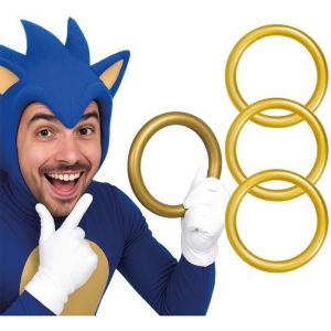 Boucles doreilles cr&eacute;oles - GUIRCA - H&eacute;risson - Bleu dor&eacute; - 175 cm - Lot de 3