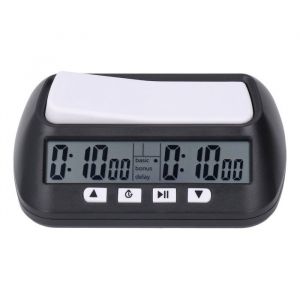 SURENHAP minuteur déchecs numérique Horloge déchecs Digital Timer Timer Portable Timer Timer Professional jeux electronique Noir