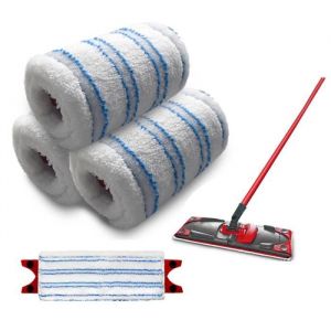 Applicable &agrave; Vileda - UltraMax balai &agrave; plat accessoire m&eacute;nage pour sols carrel&eacute;s 3pcs