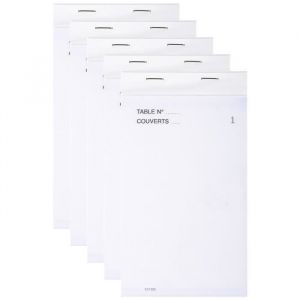 Bloc Maître dHôtel - EXACOMPTA - 50 Feuillets Autocopiant - 95x170 mm - Numérotés - Professionnel