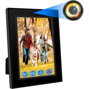 Cam&eacute;ra EspionMini Camera Cach&eacute;e Cadre Photo 1080P HDMicro Cam&eacute;ra de S&eacute;curit&eacute; Discrete avec D&eacute;tection De Mouvement Enregistreur