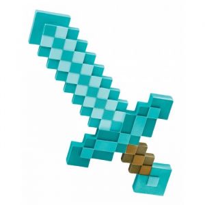 Epée Minecraft Pixel - MINECRAFT - Accessoire de costume sous licence pour les fans de jeux vidéo