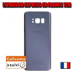 VITRE ARRIERE SUR CHASSIS Samsung Galaxy S8 PLUS G955 ORCHIDÉE VIOLET VITRE AR