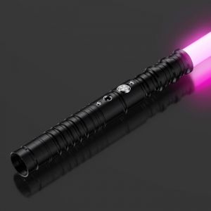 Lightsaber Sabre Laser 7 Couleurs Sabre Lumineux avec Poign&eacute;e en M&eacute;tal avec Modes Sonores Dueling FX Accessoires de Cosplay