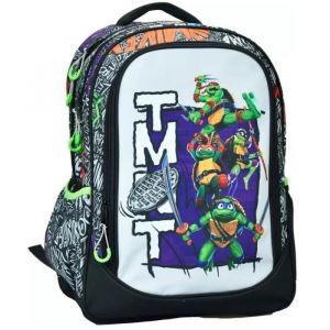Sac à dos - Tortue Ninja - 45 CM - 2 Compartiments - Poches latérales - Mixte