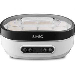 MARGAUX LONNBERG-SIM&Eacute;O - Yaourti&egrave;re YVA640 20W pour Yaourts Maison Classiques aux Boissons V&eacute;g&eacute;tales et Desserts - 8 Pots C&eacute;[J18]