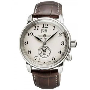 Montre - Zeppelin - LZ127 7644-5 - Dual-Time - Cuir - 42 mm - Classique