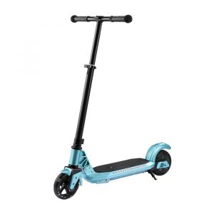 Trottinette électrique SIMATE S1 Moteur 110W Batterie lithium 24v2.5Ah Autonomie 8KM Vitesse 12KM/H Idéal pour les enfants Bleu