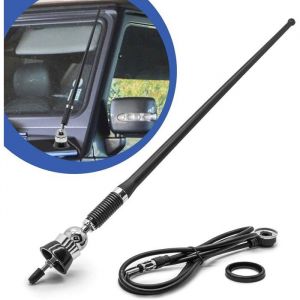 Antenne radio AM FM &eacute;tanche IP66 voiture marine caoutchouc camion bateau quad camping-car