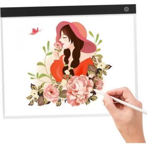 Tablette Lumineuse A3 Ultra-mince Tablette Lumineuse Dessin Proteger les Yeux Grande Taille LED Pad pour Dessiner Broderie D[177]