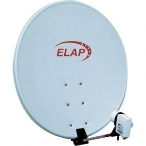 Parabole - ELAP - 80 cm - Acier - Tête LNB - Montage ultra-rapide