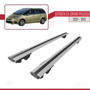 Porte-bagages de toit - Citroën - C4 Grand Picasso - Aluminium - 2 barres - Charge 75 kg