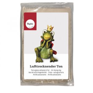 Terre glaise s&eacute;chante &agrave;  lair 1kg blanc