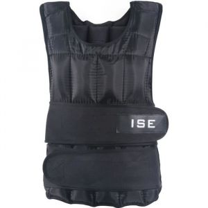 Gilet lesté - ISE - 30kg - Réglable - Noir - Mixte - Intensif