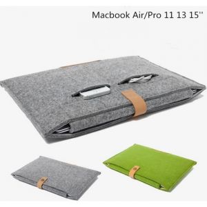 Housse pour ordinateur portable 13 Gris - Marque - Modèle - Matériau de feutre - Poche extérieure - Léger
