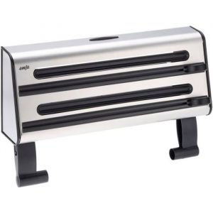 D&eacute;rouleur - EMSA - Triple Inox 41 cm - Acier inoxydable - Couleur inox - Pratique et &eacute;l&eacute;gant