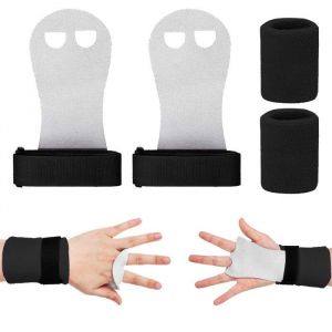 Manique Gymnastique Gym Enfant Adulte Manique Protecteur Paume de Gym Entra&icirc;nement Crois&eacute; Poign&eacute;es TractionHalt&eacute;rophilie