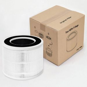 Cartouche de Purificateur dAir HEPA H13 - 3 Niveaux de Filtration 99.97%