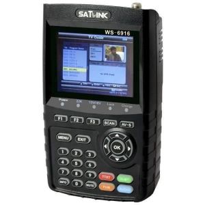 SATLINK WS 6916 HD Mesureur de Champ Satellite DVB-S2 HD