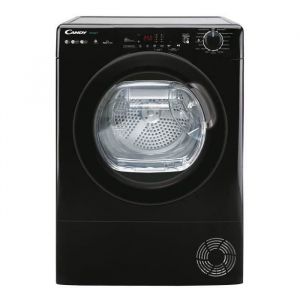 S&egrave;che-linge pompe &agrave; chaleur CANDY CSEH10A2DBEBX-47 Smart - 10 kg - Bac EasyCase - Connect&eacute; - Noir