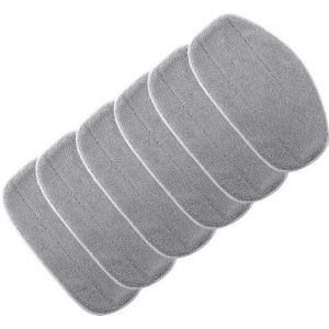 6 PCS Tampons De Rechange Pour Nettoyeur Vapeur Leifheit Cleantenso Balai &agrave; Vapeur Serpill&egrave;Re Pour Un Nettoyage En Profondeur Des
