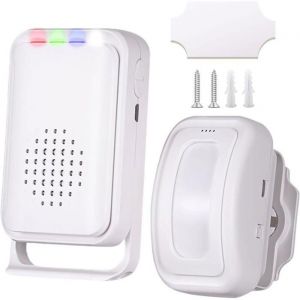 D&eacute;tecteur de mouvement Carillon de porte pour entr&eacute;e de magasin daffaires Passage Alarme Detecteur de Mouvement Alarme Detecteu