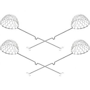 Passoire &agrave; fondue chinoise - Lot de 4 - Passoire en acier inoxydable - Passoire - Passoire &agrave; fondue chinoise - Passoire &agrave; p&acirc;tes -