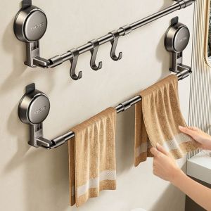 Porte Serviette Salle de Bain en Acier Inoxydable Porte-serviettes pivotant rétractable