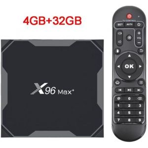 X96 Max Plus Smart TV BOX Android 9.0 Amlogic S905X3 Quad Core DDR4 4GB 32GB 2.4G / 5GHz Wifi BT 1000M 4K Google Player X96Max
