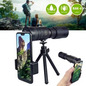 T&eacute;lescope Monoculaire &agrave; Zoom Super T&eacute;l&eacute;objectif 4k 10-300x40mm Super Telephoto Zoom Monocular TelescopeMonoculaire &agrave; T&eacute;l&eacute;objectif