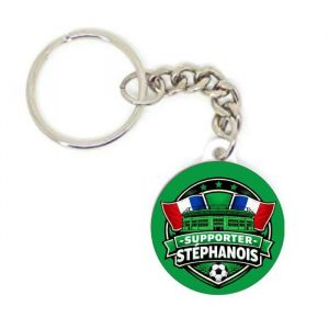 Porte cl&eacute; badge SUPPORTER STEPHANOIS SAINT ETIENNE football equipe club foot