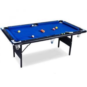 Table de Billard pliable Buckshot Atlanta 6ft - Bleu