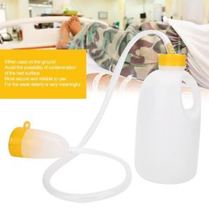 Urinoir avec tube urinoir pour patient alité uriner ne pas se lever bassin de lit homme urinant urinoir ZR004