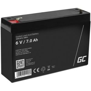 GreenCell&reg; Rechargeable Batterie AGM 6V 7Ah accumulateur au Gel Plomb Cycles sans Entretien VRLA Battery &eacute;tanche R&eacute;sistantes