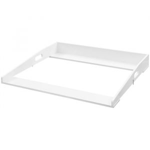 WOLTU Plan à Langer en MDF Plateau pour Table à Langer Commode à Langer Bébé 80x75x10cm Blanc W0ETT0231