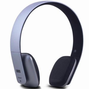 Casque Bluetooth Audio Sans Fil Gris Ultra Léger - August EP636 - Micro, NFC, Discret, Autonomie 12h - Supra Auriculaire Aural