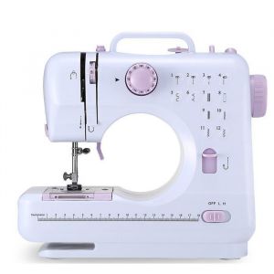 Machine &agrave; coudre &eacute;lectrique Excelvan D&eacute;butant 12 Points Portable Deux Vitesses R&eacute;glable &eacute;lastiques et D&eacute;coratifsMultifonction