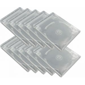 Boîtier - Easypack - Blu-ray - Lot de 10 - Transparent - Protection DVD et clé USB