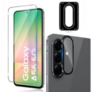 Verre Trempe et Protection Camera Arriere Transparent Pour Samsung Galaxy A56 Little Boutik&copy;