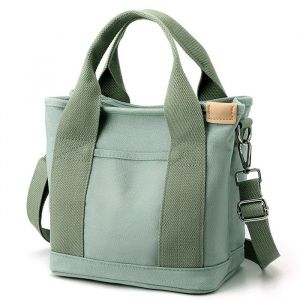 Petit sac fourre-tout femme avec fermeture éclair sac à bandoulière en toile sac Hobo et messager