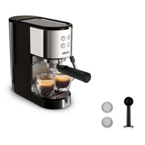 Krups Machine expresso manuelle inox design compact XP441810